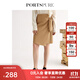 PORTS寶姿女裝春夏新品短裙RD9S013PUU001 BEIGE L