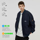 warmtrees暖樹(shù)城市戶(hù)外無(wú)氟防潑水MA-1飛行夾克杜邦防水棉棒球服長(cháng)袖外套 藏青色 XL