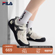 FILA 斐樂(lè )官方女鞋運動(dòng)鞋2025秋季新款彩石鞋薄底鞋休閑鞋德訓鞋 甜玉米黃/黑-SB 37.5