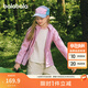 巴拉巴拉童裝兒童薄外套男童女童上衣2025新款秋裝防潑水運動(dòng)潮衣服 玫紅60137 170