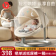 優(yōu)樂(lè )博（ULOP）電動(dòng)嬰兒搖搖椅哄娃神器嬰幼兒寶寶搖椅新生兒見(jiàn)面禮實(shí)用滿(mǎn)月禮物 嬰兒用品0-6個(gè)月哄睡神器-金沙 電動(dòng)搖籃搖搖床[蚊帳+玩偶+睡墊]