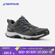 迪卡儂（DECATHLON）鞋登山鞋男戶(hù)外防滑透氣耐磨女運動(dòng)鞋低幫旅游徒步鞋ODS MH100 男款-黑灰色 42