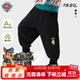 汪汪隊立大功兒童褲子男童長(cháng)褲卡通印花束腳衛褲兒童時(shí)尚運動(dòng)褲 黑色 120