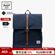 Herschel加拿大赫行 經(jīng)典系列City雙肩包方形通勤電腦背包書(shū)包 經(jīng)典藍色