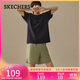 斯凱奇（Skechers）男士時(shí)尚休閑褲百搭舒適短褲L225M080