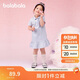 巴拉巴拉童裝兒童連衣裙女童寶寶裙子夏裝2025學(xué)院polo裙繡花208225111020