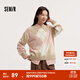 森馬（Semir）森柔|毛衣女冬菱形格撞色落肩圓領(lǐng)寬松套頭衫慵懶學(xué)院風(fēng)毛衫 紅咖色調00365 S