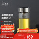 希諾單層玻璃杯男家用辦公泡茶杯子過(guò)濾車(chē)載水杯XN-7716本色 430mL
