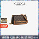 COOGI包包女包輕奢侈品牌2025新款單肩小方包生日情人節送女友老婆禮物 咖啡色