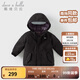 戴維貝拉（DAVE＆BELLA）女童羽絨服男童90絨保暖羽絨衣兒童冬裝幼兒新年寶寶冬季外出服 科技黑DB16448-A 120 cm（建議身高110-120cm）