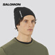 薩洛蒙（Salomon）男女款 戶(hù)外運動(dòng)休閑保暖針織舒適帽子 GRAPHIC BEANIE 深黑色 C27087 均碼