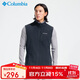 Columbia哥倫比亞抓絨衣男25春秋背心馬甲戶(hù)外運動(dòng)保暖抓絨服AE1056 009XL