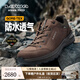 LOWA逆行者2025新款春夏登山鞋低幫goretex防水防滑戶(hù)外徒步男鞋 咖啡色/黑色 42