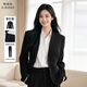 韓曼柯（HANMANKE）西裝外套女商務(wù)面試職業(yè)正裝小個(gè)子2025春秋新款女士高端西裝外套