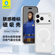 藍猩先生適用蘋(píng)果17Promax手機殼 iPhone17promax保護殼AI按鍵橙標膚感磁吸防滑親膚防摔手機保護套 白