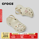 CROCS卡駱馳厚底云朵洞洞鞋時(shí)尚百搭戶(hù)外沙灘鞋女鞋|206750 骨白色-2Y2(含智必星) 38 (240mm)