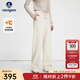 Navigare意大利小帆船女士休閑褲2025秋冬季舒適保暖直筒褲簡(jiǎn)約百搭褲子 糖漿色 2XL
