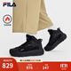 斐樂(lè )（FILA）官方男鞋中幫加絨老爹鞋運動(dòng)鞋2025冬新款TREK 2休閑鞋 黑-BK 41