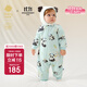 babycare兒童山茶花夾棉連體衣冬季加厚外穿保暖爬服 抱抱熊貓 80cm