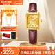 西普尼金表（HIPINE）金表女防水石英表輕奢純金999時(shí)尚黃金手表進(jìn)口機(jī)芯女士生日禮物 【光殼金面】金重4.1g+