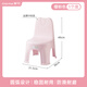 茶花兒童小板凳塑料家用換鞋小凳子幼兒園靠背加厚簡(jiǎn)約椅凳椅子 櫻粉色【一個(gè)裝】