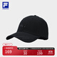 FILA【大滿(mǎn)貫帽】斐樂(lè )棒球帽防曬輕量舒適健身運動(dòng)帽鴨舌帽遮陽(yáng)帽 正黑色-BK XS