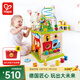 Hape【歐盟品質(zhì)】六面體早教盒子繞珠配對滾珠 益智玩具兒童禮物 森林動(dòng)物游戲盒 18M-3Y