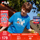 FILA【竹林多彩T】斐樂(lè )童裝兒童抗菌短袖T恤2025年夏季男女童上衣