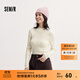 森馬（Semir）毛衣女冬季舒適緊身半高領(lǐng)正肩純色羊毛衫氣質(zhì)百搭顯瘦打底衫 奶白10501 L