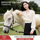 香影法式v領(lǐng)玫粉色減齡針織上衣女秋裝2025新款鏤空毛衣開衫外套 米色 L