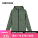 斯凱奇（Skechers）外套男士速干連帽防曬上衣寬松百搭戶(hù)外運(yùn)動(dòng)外套