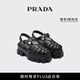 PRADA/普拉達【禮物】女士Monolith厚底涼鞋 黑色 38