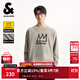 杰克·瓊斯（JACK&JONES）男裝25年BSQ聯(lián)名秋冬寬松圓領(lǐng)雪尼爾保暖針織衫套頭毛衣打底衫男 E11 卡其色 M 175