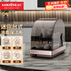 金灶（KAMJOVE）茶杯消毒柜紫外線(xiàn)家用小型臺式茶具杯子筷子勺子烘干消毒柜辦公室茶杯迷你收納柜 一星級 22L 【紫外殺菌+循環(huán)熱風(fēng)烘干】