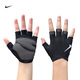 耐克（NIKE）手套運動(dòng)健身騎行裝備女款半指訓練防滑擼鐵AC4239-010L碼