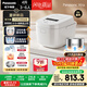 松下（Panasonic）【國家補貼20%】Xtra零零煲2.0電飯煲0涂層家用電飯鍋4-5人IH無(wú)涂層不銹鋼4升一級能效SR-HFS155-W