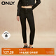 ONLY時(shí)尚高腰加絨緊身小腳褲九分牛仔褲女|123149043 J19 黑牛仔 S 160/64A