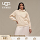 UGG秋季女士時(shí)尚舒適經(jīng)典連帽衫休閑長(cháng)袖運動(dòng)衫外套衛衣 1158751 SDHT | 沙色灰 S