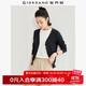 佐丹奴針織衫女辦公室外套純棉開衫女V領(lǐng)外搭薄款空調(diào)衫05350649 09標志黑 L
