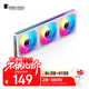 喬思伯（JONSBO）ZB-360W ARGB版白色 12CM*3機箱風(fēng)扇（軸心/四面一體千層鏡光效/3連體/PWM公母頭）