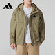 阿迪達斯 （adidas）男裝連帽寬松TH WARM JKT休閑運動(dòng)夾克JI6842 2XL