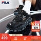 FILA 斐樂(lè )跑步鞋男鞋掠奪者 2休閑鞋慢跑運動(dòng)鞋 黑/中灰-BM 39