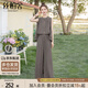 絲柏舍寬松套裝2025夏裝新款女圓領(lǐng)設(shè)計感上衣搭休閑褲兩件套
