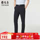 雅戈爾休閑褲男修身褲型TR褲四面彈休閑褲輕薄透氣挺括有型2025新品合款 黑色VCSX313019AWY 31 170/78A （2尺4）80cm