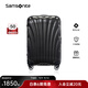 新秀麗（Samsonite）萬(wàn)向輪貝殼箱拉桿箱密碼鎖時(shí)尚行李箱旅行箱單拉桿V22 黑色 20英寸