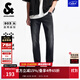 杰克·瓊斯（JACK&JONES）男裝潮流出街時(shí)尚百搭個(gè)性做舊涼感高彈直筒牛仔褲長(cháng)褲225232091 A16深灰牛仔 常規 32 175 W32/L32