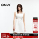 ONLY2025秋季新款休閑淑女風(fēng)純色顯瘦牛仔短裙連衣裙女|125142025 J2G 米白色 M