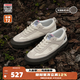 VISION STREET WEAR CHOPPER象牙白復古T字頭反毛皮男女帆布鞋美式滑板鞋 象牙白 37