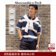 Abercrombie & Fitch【條紋POLO】小麋鹿圖案男裝25夏季美式POLO短袖T恤124-5299 海軍藍 S (175/92A)