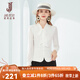 經(jīng)典故事（JANE STORY）法式內搭白色襯衫女春秋2025新款職業(yè)長(cháng)袖白襯衣打底時(shí)尚氣質(zhì)上衣 S02白色 L